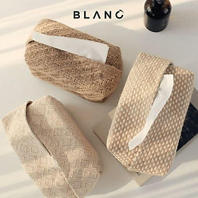 Mua Túi Đựng Giấy Ăn Túi Vải Để Khăn Giấy Trang Trí Phòng Khách Hoặc Nhà Bếp Jute BLANC 