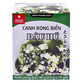 Canh Rong Biển Đậu Hũ Asuzac (48g)