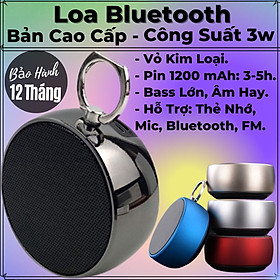 Mua Loa Bluetooth Cao Cấp  Bass Cực Mạnh  Âm Thanh Vòm 360 Độ - Dung Lương Pin Khủng 1200mAh - Chống Nước IPX6