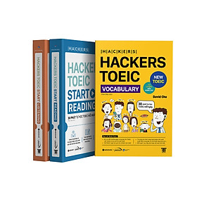 [Download Sách] Combo Hacker TOEIC Bứt Phá Điểm Số: Hackers TOEIC Vocabulary + Hackers TOEIC Reading + Hackers TOEIC Listening + 