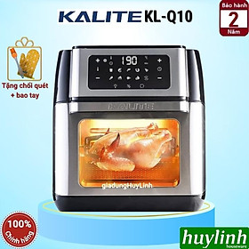 Nồi chiên không dầu điện tử Kalite KL-Q10 - 10 lít - Tặng bao tay + chổi quét - Hàng chính hãng