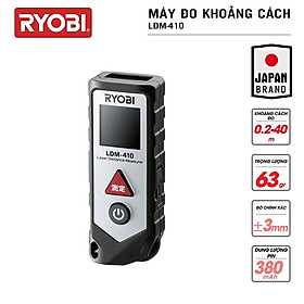 Máy đo khoảng cách laser (laze) RYOBI (KYOCERA) - LDM-410 - Hàng Chính Hãng