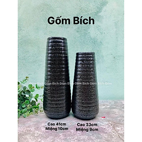 Mua Bình Hoa Lọ Hoa Dáng Búp Măng Cao Men Mát Gốm Sứ Bát Tràng - Gốm Bíchl
