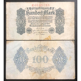 Mua Tờ 100 Mark Đức 1922  tiền cổ gần 100 năm sưu tầm