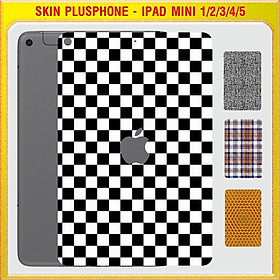 Mua Dán Skin cho mặt sau iPad Mini 1  2  3  4  5 (7.9 inch) in hình caro