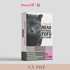 Cát đậu nành Miao vệ sinh cho mèo 6L - Miaocat