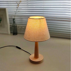 Mua Đèn ngủ để bàn chân gỗ phong cách Nhật Bản NB01 - tặng kèm bóng LED tiết kiệm điện - HÀNG CÓ SẴN
