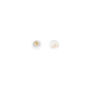 Chuôi Bông Tai Vàng 14KY Silicone (14KY Silicone Earnut) - MOON Jewelry