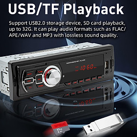 Multimedia Audio Systems Car Stereo CD USB Port Wireless Remote Control