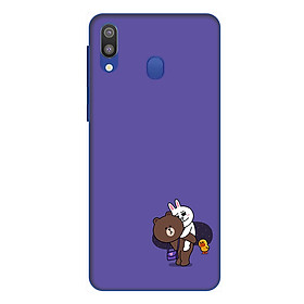 Ốp lưng điện thoại Samsung Galaxy M20 hình Gấu và Thỏ