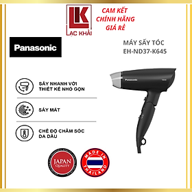 Máy sấy tóc Panasonic EH-ND37-K645 - Công suất 1800W - Hiệu quả tương đương 2000W - Chế độ chăm sóc da đầu - Hàng Chính hãng - Bảo hành 12 tháng, Chất lượng Nhật Bản