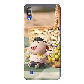 Ốp lưng dành cho điện thoại Samsung Galaxy M10 hình Heo Con Tham Ăn - Hàng chính hãng