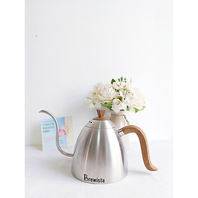 Ấm chuyên dụng pha chế Cà Phê nhập khẩu thương hiệu Brewista - Artisan Gooseneck Stovetop Kettle dung tích 700ml