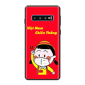 Ốp lưng cao cấp cho điện thoại SAMSUNG S10 Cổ Vũ Việt Nam Chiến Thắng