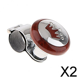 2x Steering Wheel Assist Power Handle Assister Knob for Car Truck Coating