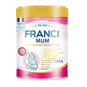 Sữa bột FRANCI MUM GOLD lon 800g Giai đoạn vàng trong bào thai