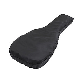 Guitar Backpack Dust Cover Instrument Bag Rain Cover Portable Water Resistant Reusable Protective Soft Bass Case Cover for Electric Cutaways
