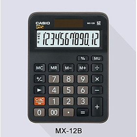 Máy tính Cỡ Nhỏ Casio MX-12B Sắc màu Chính hãng