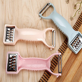 Mua Combo 3 Bàn nạo bào rau củ 2 đầu bằng nhựa lúa mạch màu giao ngẫu nhiên