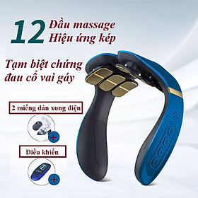 Máy massage cổ vai gáy cột sống 12 đầu công nghệ Nhật Bản-GJ6688