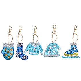 DIY Diamond Painting Pendant Christmas Decorations Handmade Clothing-shaped Pendant Full Drill Special Shape Diamond