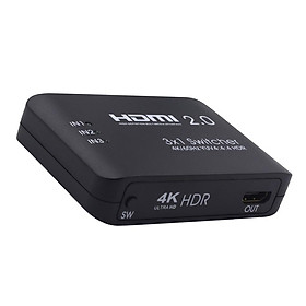Multi-port 3 Port 1080P Video HDMI Switch Switcher Splitter With IR Remote