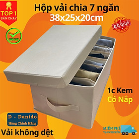 Hộp đựng đồ chia ngăn 7 - 9 và 12 ngăn sắp xếp quần áo Danido - Khay đựng đồ chia ngăn tiện ích, chất liệu cao cấp