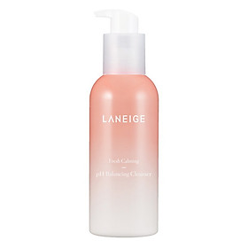 Laneige Fresh Calming pH Balancing Cleanser 230ml + Tặng 1 Innisfree Green Tea Mask Sheet