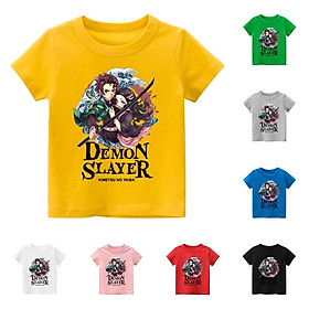 Áo thun trẻ em Kimetsu 3 , 8 màu áo, đầy đủ size có big size, MÀU KHÁC NHẮN TIN SHOP
