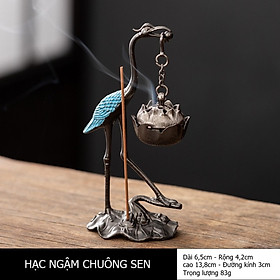 Lư Hạc Đốt Trầm Lư Treo Xông Trầm Độc Đáo
