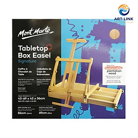Giá Vẽ Để Bàn Kiêm Hộp Đựng Dụng Cụ Vẽ Mont Marte - Tabletop Box Easel Signature - MCG0024