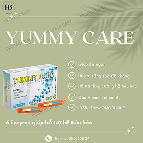 Siro Ăn Ngon Yummy Care [Hộp 20 ống]