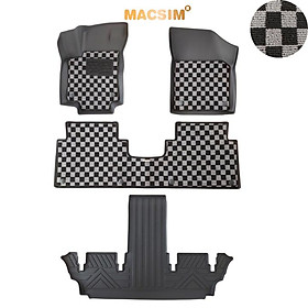 Thảm Lót Sàn 2 Lớp TPE Macsim Volkswagen Viloran 2023+ Chuẩn Form, Bền, Không Mùi ( dệt thô caro 2 lớp sd3 ct)