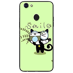 Ốp lưng dành cho Oppo F1s - A83 - Oppo F5 ( F5 Youth ) - F7 mẫu Mèo Xanh Chụp Ảnh