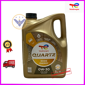 Dầu nhớt ô tô cao cấp  Total Quazt 9000 0W-30 can 5L