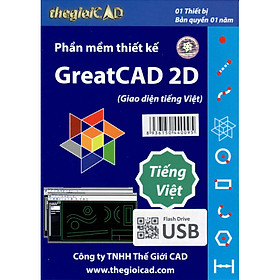 Mua Phần mềm thiết kế GreatCAD phiên bản tiêu chuẩn 1.0.9.0 - Giao diện tiếng Việt (USB/04/2021) - Hàng Chính Hãng - Bản quyền 01 Năm