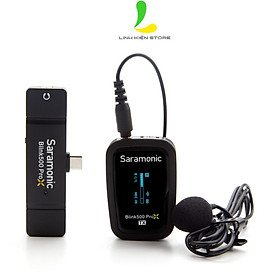 Mua Micro thu âm không dây Saramonic Blink500 ProX B5 - Thiết bị ghi âm dành cho một người công Nghệ 2.4GHz cổng cắm Type-C - Hàng chính hãng