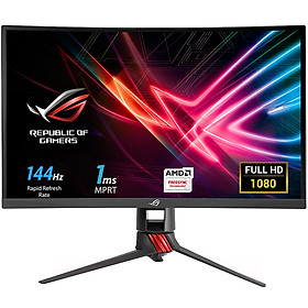 Màn Hình Gaming Cong ASUS ROG Strix XG27VQ 27 inch Full HD (1920 x 1080) 1ms 144Hz Aura RGB FreeSync™ VA- Hàng Chính Hãng