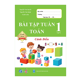 Bài Tập Tuần Toán Lớp 1 - Cánh Diều (Tự Chọn Sách)