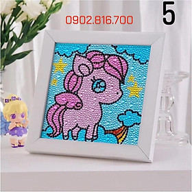 Mua TRANH ĐÍNH ĐÁ HANDMADE RÈN TÍNH KIÊN NHẪN TỈ MỈ CÙNG NĂNG KHIẾU MỸ THUẬT CHO BÉ (có kèm khung tranh)