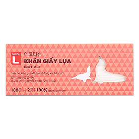 Khăn Giấy Lụa New Màu Đỏ Choice L (CL) 2 Lớp (180 Tờ)