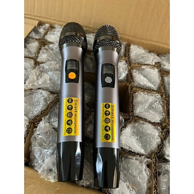 Mua BỘ MICRO + BO CHO LOA KÉO ĐỔI ĐƯỢC KÊNH A-B SÓNG XA ỔN ĐỊNH THÂN KIM LOẠI MÀU XÁM CAO CẤP T630