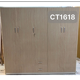 Mua Tủ quần áo nhựa 5 cánh kèm hộc kệ trong ĐV Tundo 204 x 185 x 47 cm nhiều màu lựa chọn