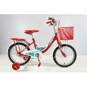 Xe Đạp Trẻ Em Wahama HelloKitty 16 inch 3 màu - Màu Đỏ