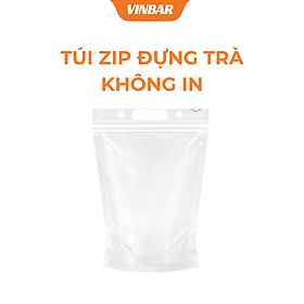 Mua TÚI ZIP ĐỰNG TRÀ KHÔNG IN 500ML SIZE 15 x 22 cm ( 1KG KHOẢNG 105 CÁI )