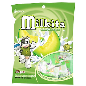 Kẹo viên Milkita hỗn hợp vị Dưa Gang (Bịch 30 viên)