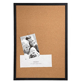 Bảng Kẹp Giấy Nhớ JYSK Dahl Gỗ Công Nghiệp Viền Đen (35 x 50 cm)
