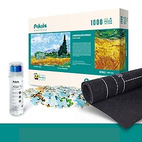 Puzzle Pokolo bộ xếp hình thông minh 1000 mảnh chủ đề danh họa