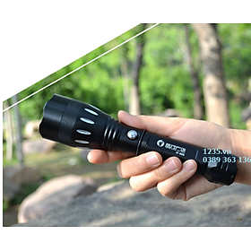 Đèn pin cầm tay soi siêu xa siêu sáng FX-8028,đèn pin led cầm tay chống nước,đèn pin đi phượt