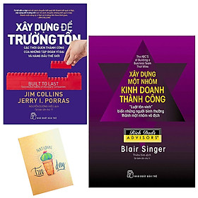 [Download Sách] Combo Xây Dựng Một Nhóm Kinh Doanh Thành Công và Xây Dựng Để Trường Tồn ( Tặng Kèm Sổ Tay Xương Rồng)